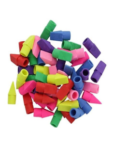 10 Borradores de Colores Múltiples YuanHolumid Forma Manzana