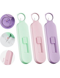 Cortador de Hilos Retráctil 2 en 1 QinYj con Lente 3x 2