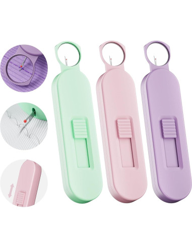 Cortador de Hilos Retráctil 2 en 1 QinYj con Lente 3x