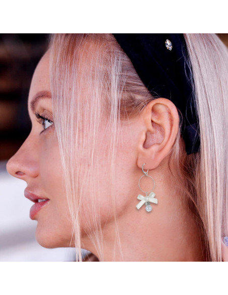 Kit de Fabricación de Pendientes Josojoou 180 Piezas Plata