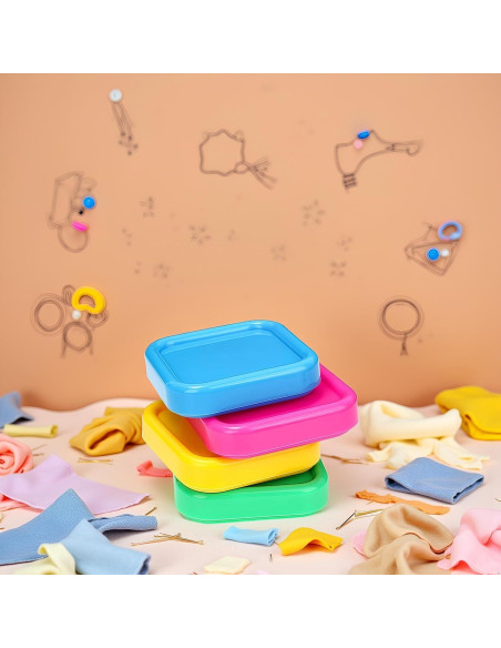 3 Almohadillas Magnéticas Cuadradas WaigN para Coser