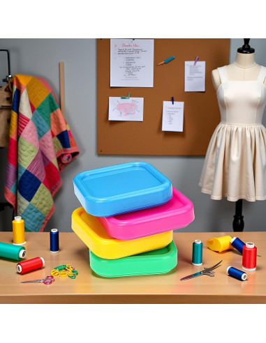 3 Almohadillas Magnéticas Cuadradas WaigN para Coser