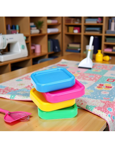 3 Almohadillas Magnéticas Cuadradas WaigN para Coser