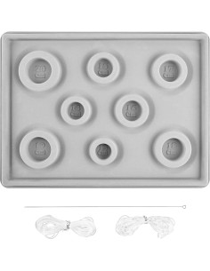 Tablero de cuentas para pulseras NOWHYX con hilos y aguja 2