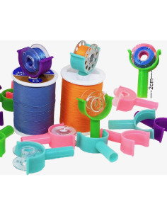 Organizador de Hilo PeavyTailor 20pcs Sujetadores de Bobina 2
