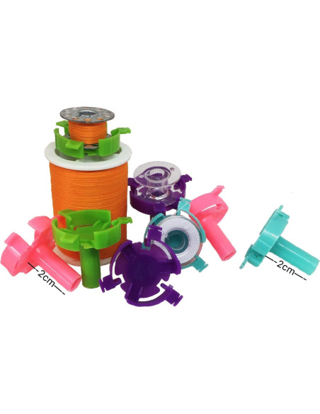 Organizador de Hilo PeavyTailor 20pcs Sujetadores de Bobina