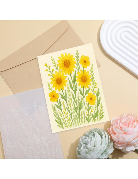 Carpeta de Relieve 3D Classicseali Girasol 11x16 cm