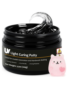 Masilla de Curado UV 100g 1DFAUL - Adhesivo Multiusos Rápido