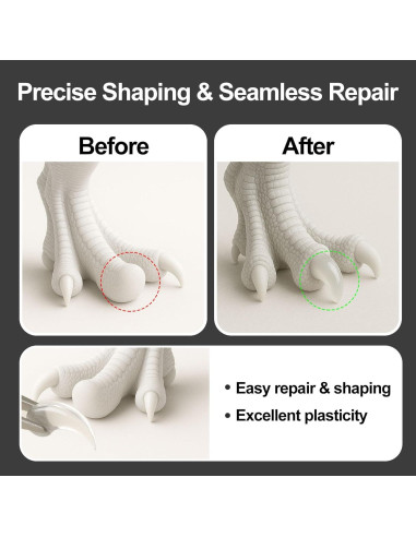 Masilla de Curado UV 100g 1DFAUL - Adhesivo Multiusos Rápido