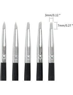 20 Piezas Herramientas de Modelado de Silicona Asamuyu 2