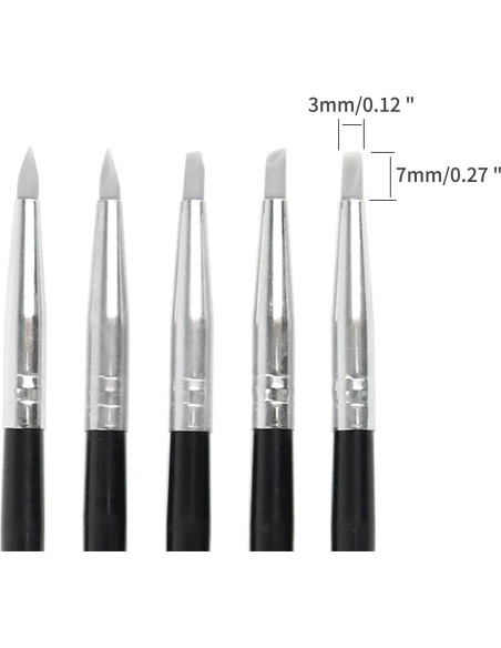 20 Piezas Herramientas de Modelado de Silicona Asamuyu