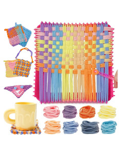 Kit de Telar para Tejer ZJEFUNS 17.78 cm con 240 Bucles