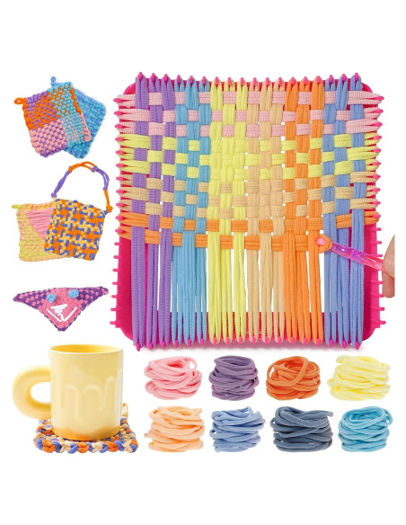 Kit de Telar para Tejer ZJEFUNS 17.78 cm con 240 Bucles