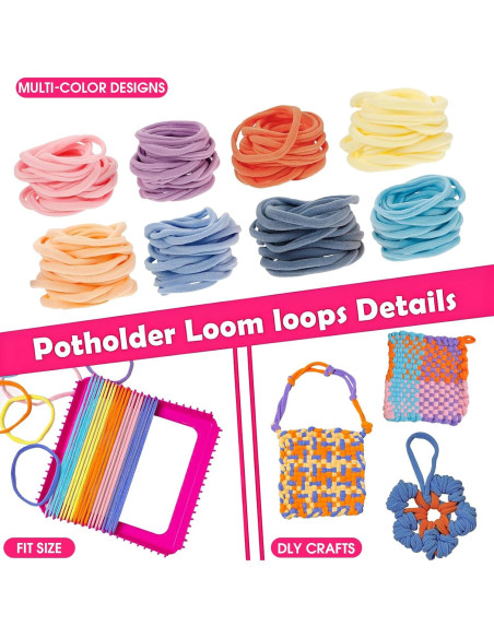 Kit de Telar para Tejer ZJEFUNS 17.78 cm con 240 Bucles