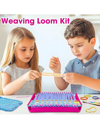 Kit de Telar para Tejer ZJEFUNS 17.78 cm con 240 Bucles