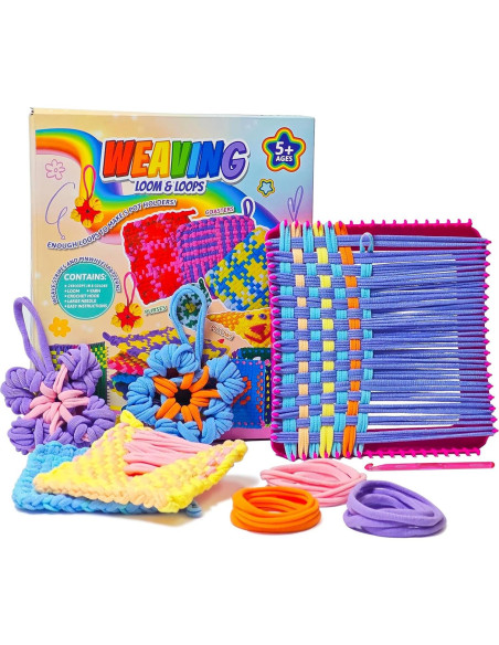 Kit de Telar para Tejer ZJEFUNS 17.78 cm con 240 Bucles