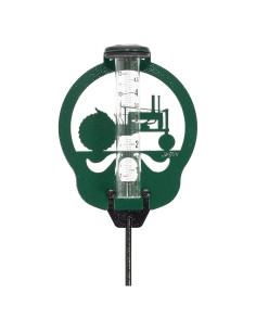 Medidor de Lluvia SWEN Products de Acero con Vial de Vidrio