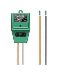 Medidor de pH del Suelo 3 en 1 Genérico - Humedad, Luz y pH
