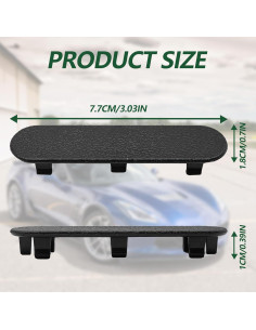 Cubierta de tornillo de enchufe KEVWR para Chevrolet Corvette C5 1997-2004, 2PCS 2