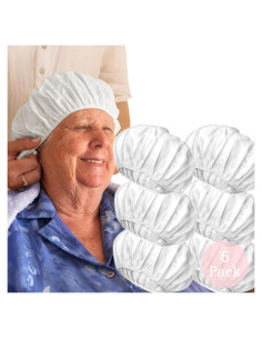 Gorros de Champú Sin Enjuague Okmaba - Paquete de 6 Unidades