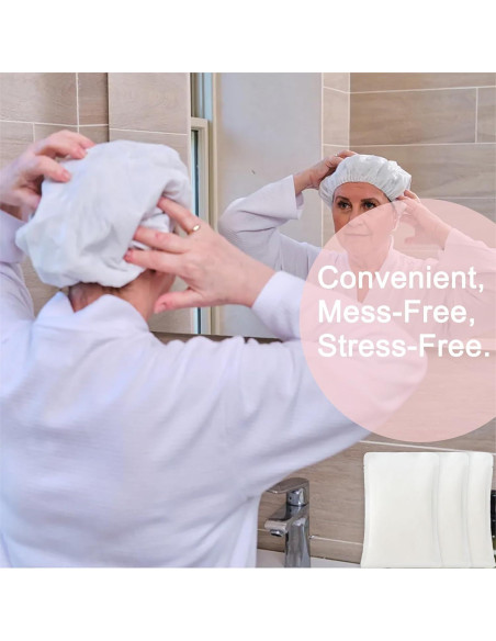Gorros de Champú Sin Enjuague Okmaba - Paquete de 6 Unidades
