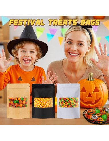 Paquete de 50 Bolsas Reutilizables Jetmore 12x20cm a Prueba de Olores