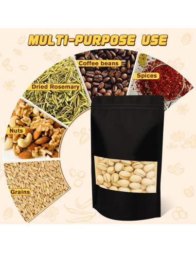 Paquete de 50 Bolsas Reutilizables Jetmore 12x20cm a Prueba de Olores