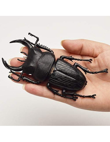 6 Insectos Falsos de Escarabajo PVC Ecológico para Halloween