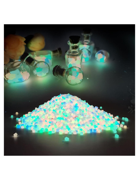 Piedras Luminosa LIANJINLIU 2kg para Decoración Jardín