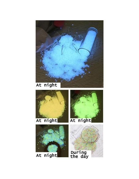 Piedras Luminosa LIANJINLIU 2kg para Decoración Jardín