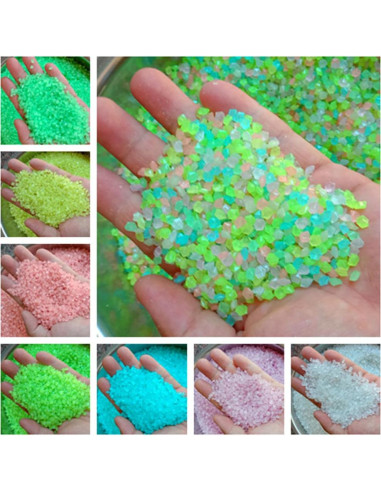 Piedras Luminosa LIANJINLIU 2kg para Decoración Jardín