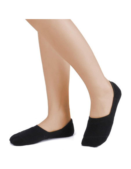 Calcetines No Show Leotruny 6 Pares Unisex Antideslizantes