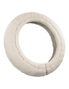 Cubierta de Volante Road Comforts 14.5-15" Lana Suave Blanca