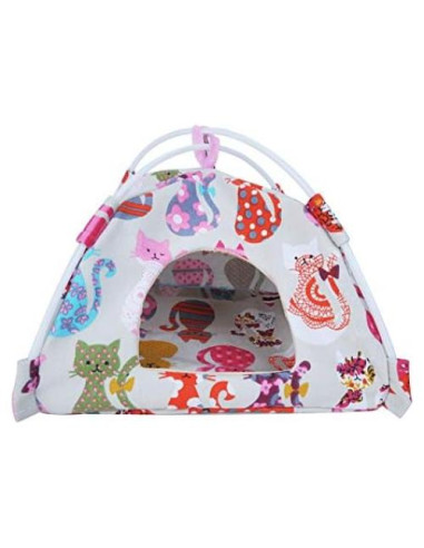 Hamaca Colgante para Aves Petall Azul Mediano - Casa para Loros