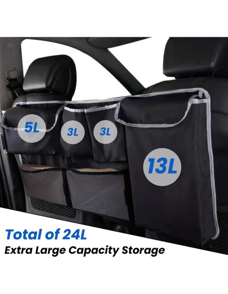 Organizador de Maletero Plegable ShikaShito con 6 Bolsillos