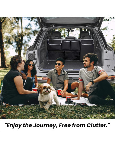 Organizador de Maletero Plegable ShikaShito con 6 Bolsillos