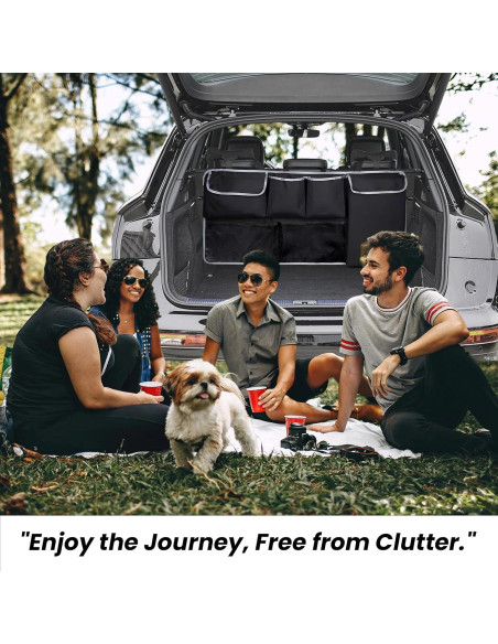 Organizador de Maletero Plegable ShikaShito con 6 Bolsillos