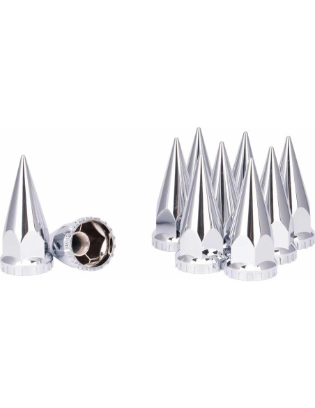 Cubiertas de Tuercas de Llantas CHDT66 M22x1.5 Cromo 10 Pcs