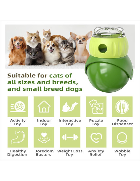 Juguete Interactivo para Perros y Gatos KADTC Dispensador de Golosinas