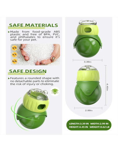 Juguete Interactivo para Perros y Gatos KADTC Dispensador de Golosinas