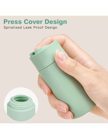 Juego de Botellas de Viaje Suteng 5 Piezas 100ml a Prueba de Fugas