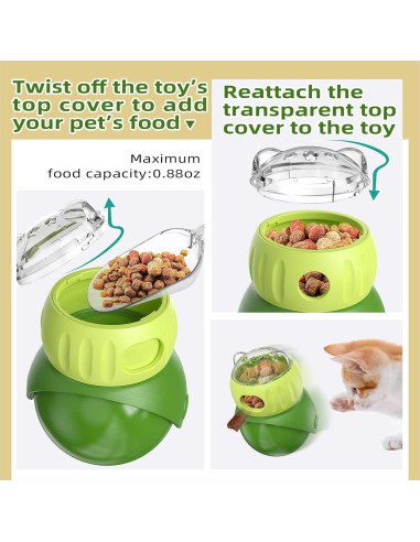 Juguete Interactivo para Perros y Gatos KADTC Dispensador de Golosinas