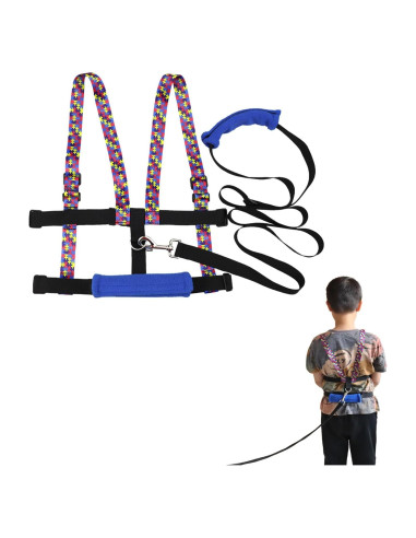 Arnés de Caminata Pinklilycare para Niños con Correa Ajustable