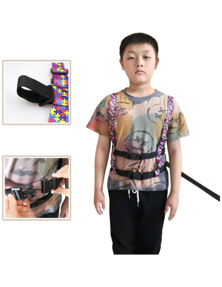 Arnés de Caminata Pinklilycare para Niños con Correa Ajustable