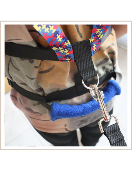 Arnés de Caminata Pinklilycare para Niños con Correa Ajustable