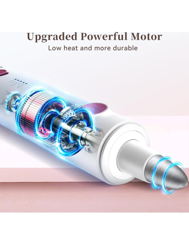 Taladro de Uñas Eléctrico CoziBB 8-en-1 Recargable con Luz LED