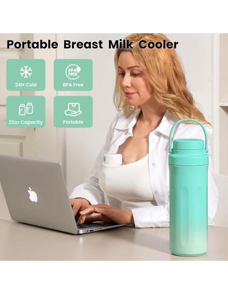 Enfriador de Leche Materna Portátil Yellnidd 650ml 24 Horas
