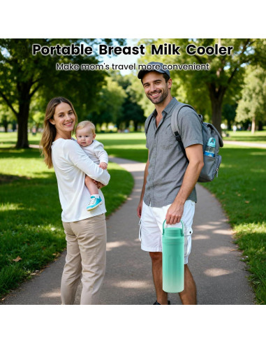 Enfriador de Leche Materna Portátil Yellnidd 650ml 24 Horas