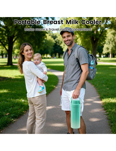 Enfriador de Leche Materna Portátil Yellnidd 650ml 24 Horas