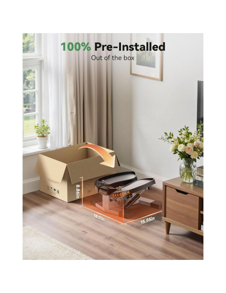 Stepper de Giro Sportsroyals - Ejercitador con Bandas 150kg